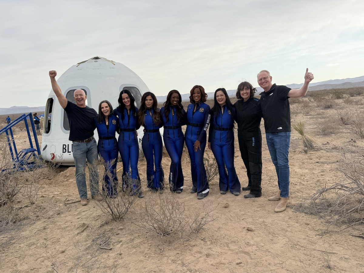 Blue Origin’s all-female crew, including Katy Perry, successfully launched