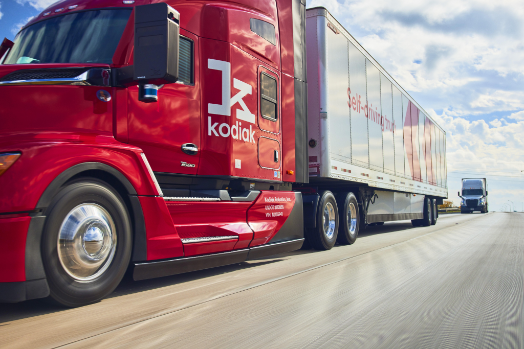 Autonomous trucking startup Kodiak Robotics to go public via SPAC