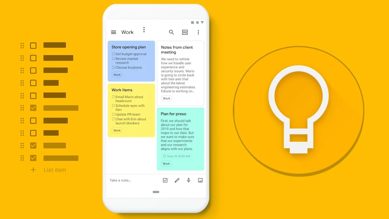 Google Keep Web Finally Gets Text Formatting, Matching Mobile Features