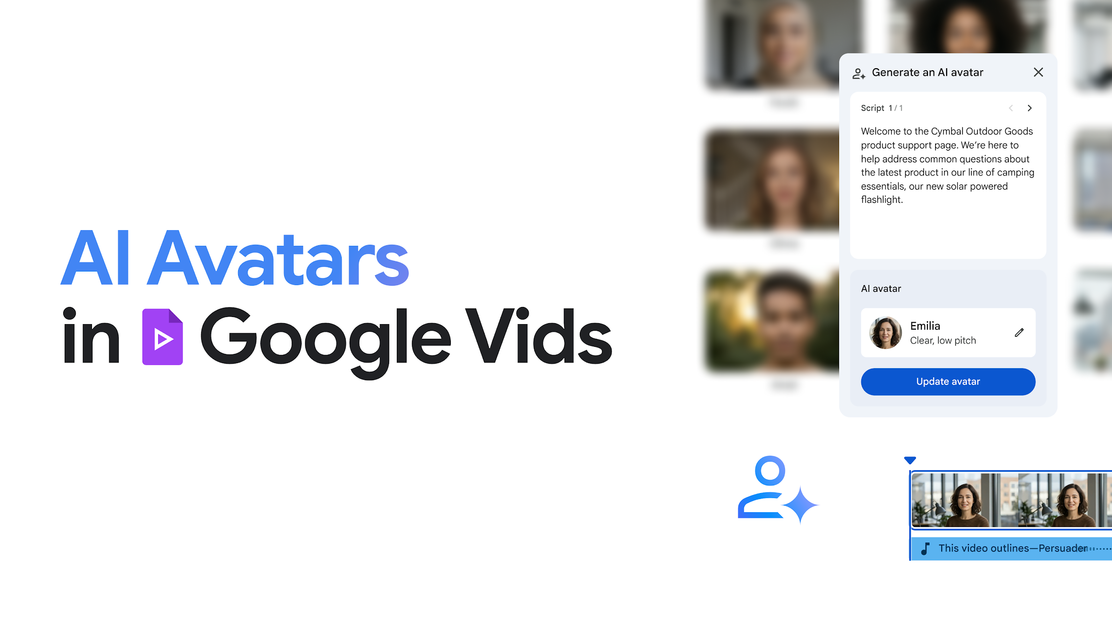 Google Vids Adds AI Avatars and Launches Free Consumer Edition