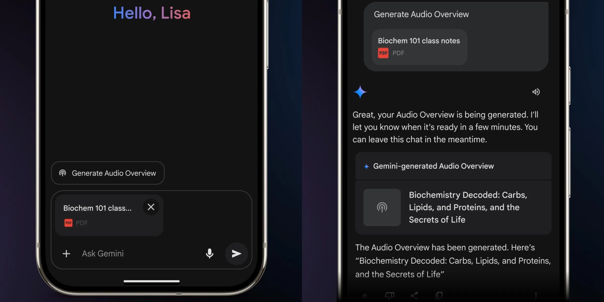 Google’s Gemini App Adds Ability to Upload and Process Audio Files