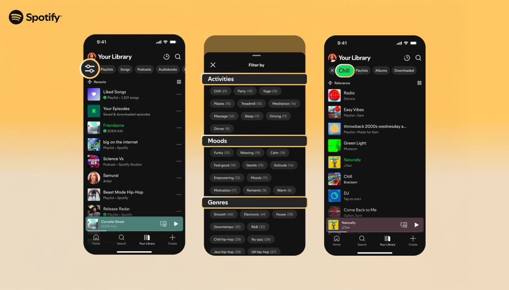 New Spotify Feature Lets You Filter Content by Mood and Genre