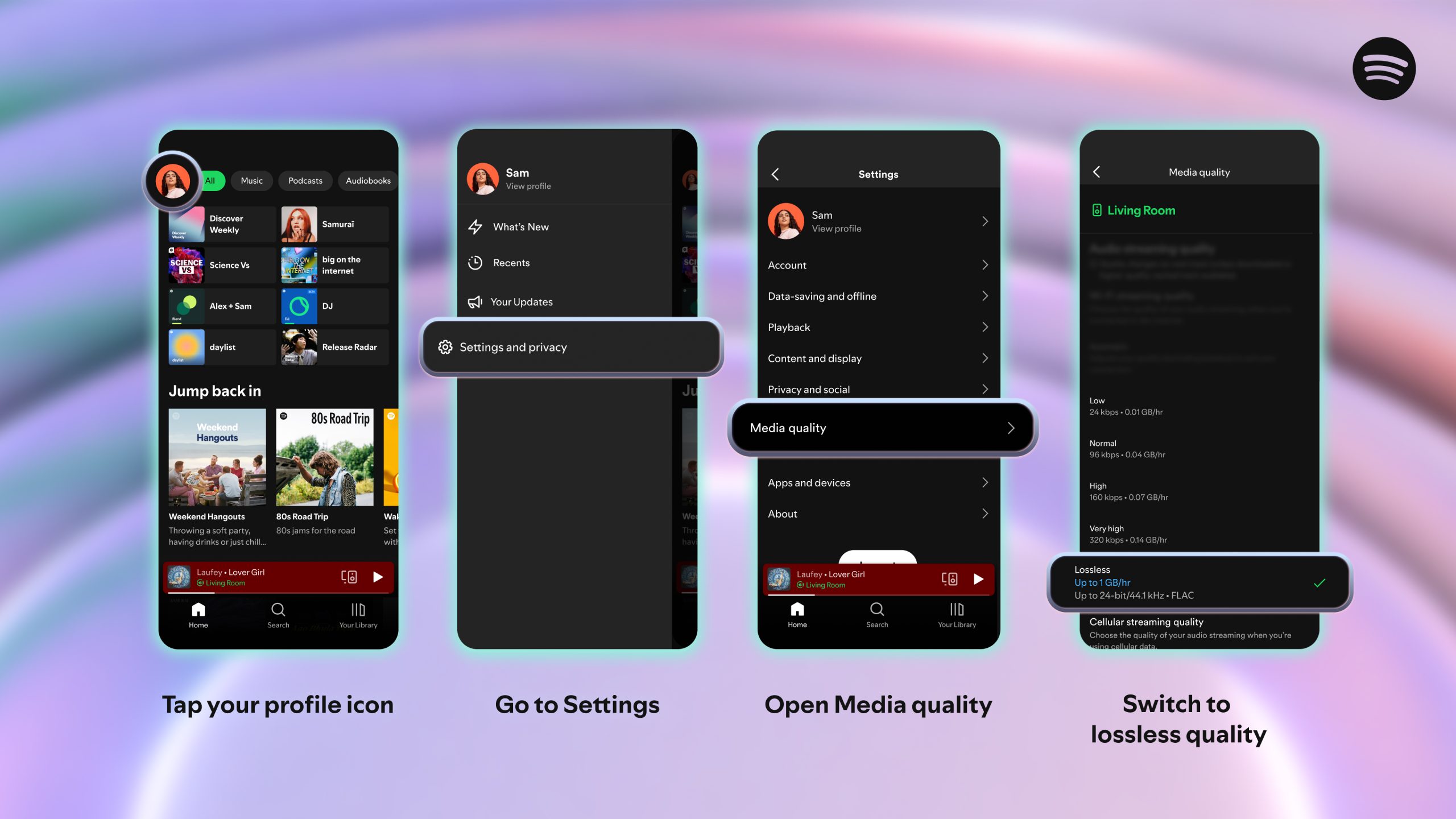 Lossless Sound Arrives on Spotify for Premium Users