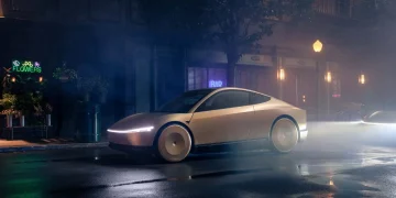 Robotaxi Vision Takes Shape as Tesla’s Cybercab Cruises Through City Streets