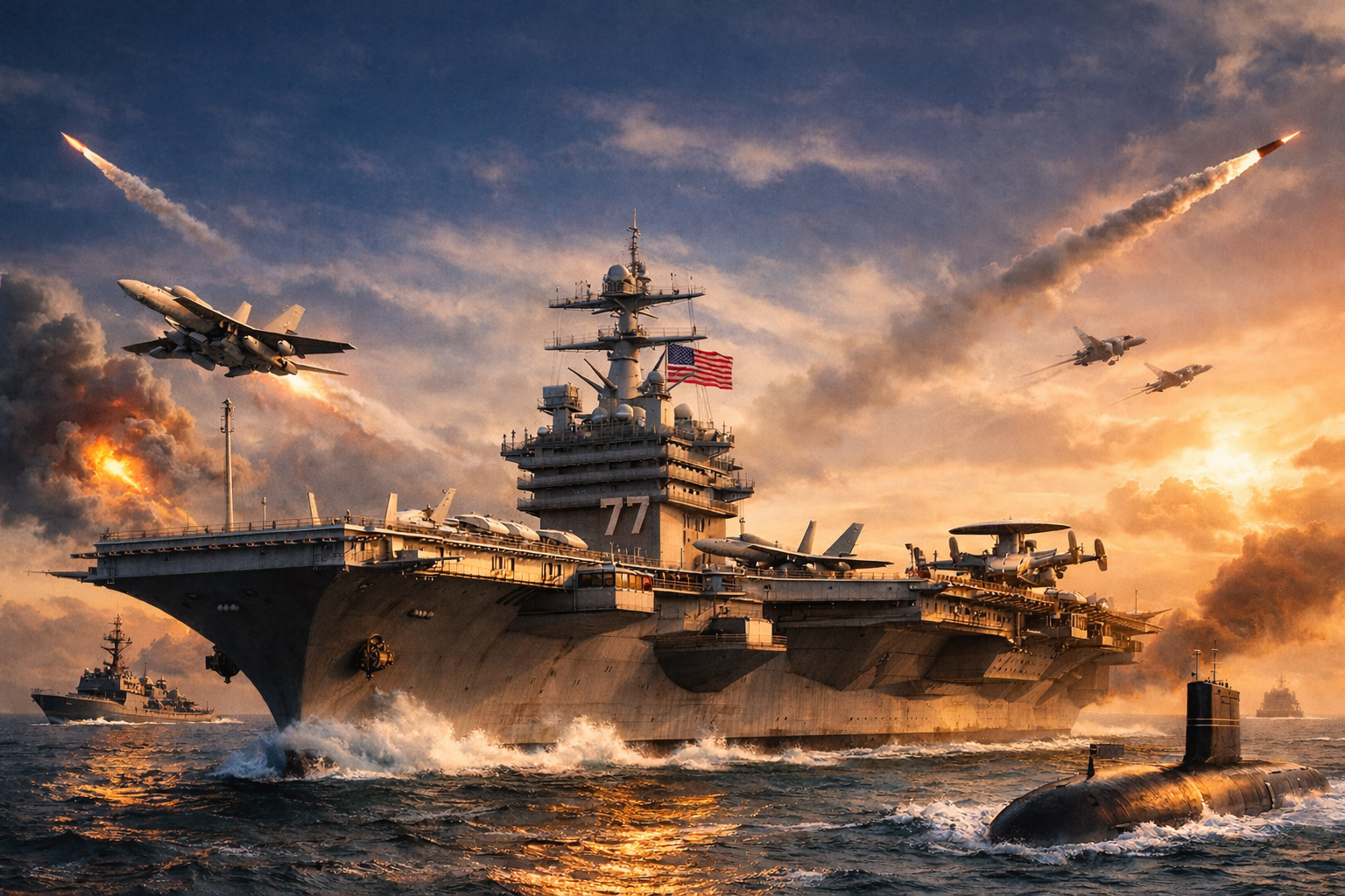 USS George H.W. Bush (CVN-77): The Nuclear Supercarrier Powering America’s Global Reach