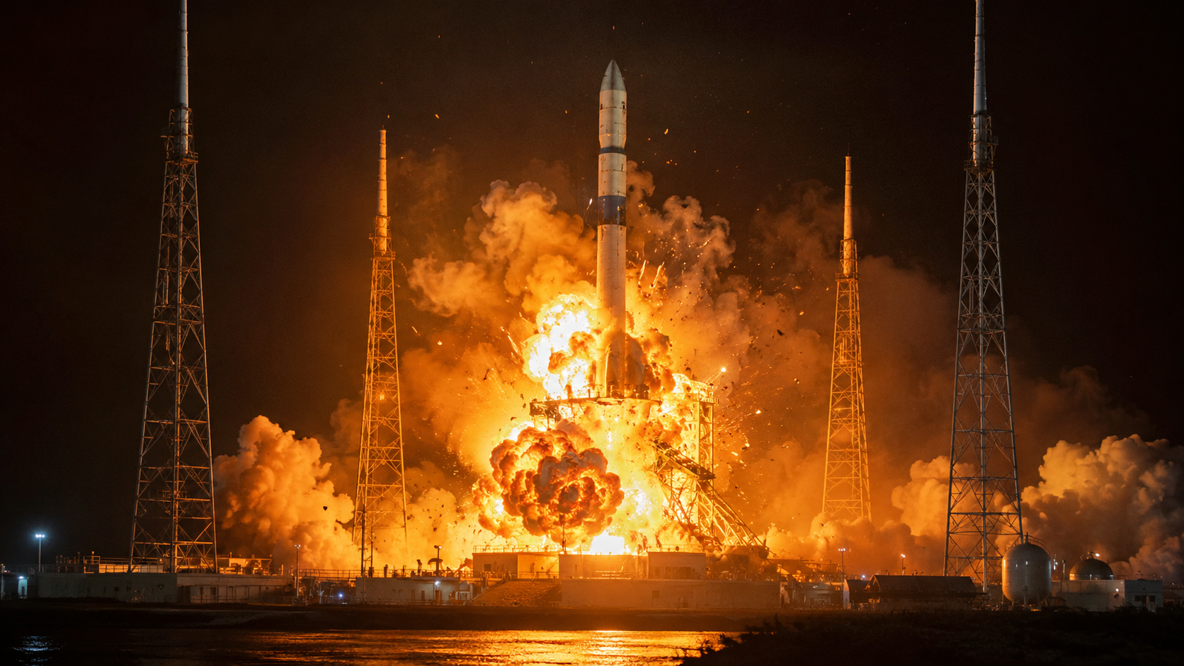 New Glenn Explosion Deals Blue Origin a Major Setback in Its Race to Challenge SpaceX